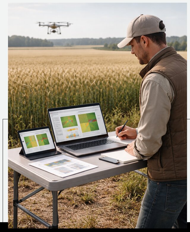 Система AI прогнозирования урожайности для точных агрономий в Кизилюрте